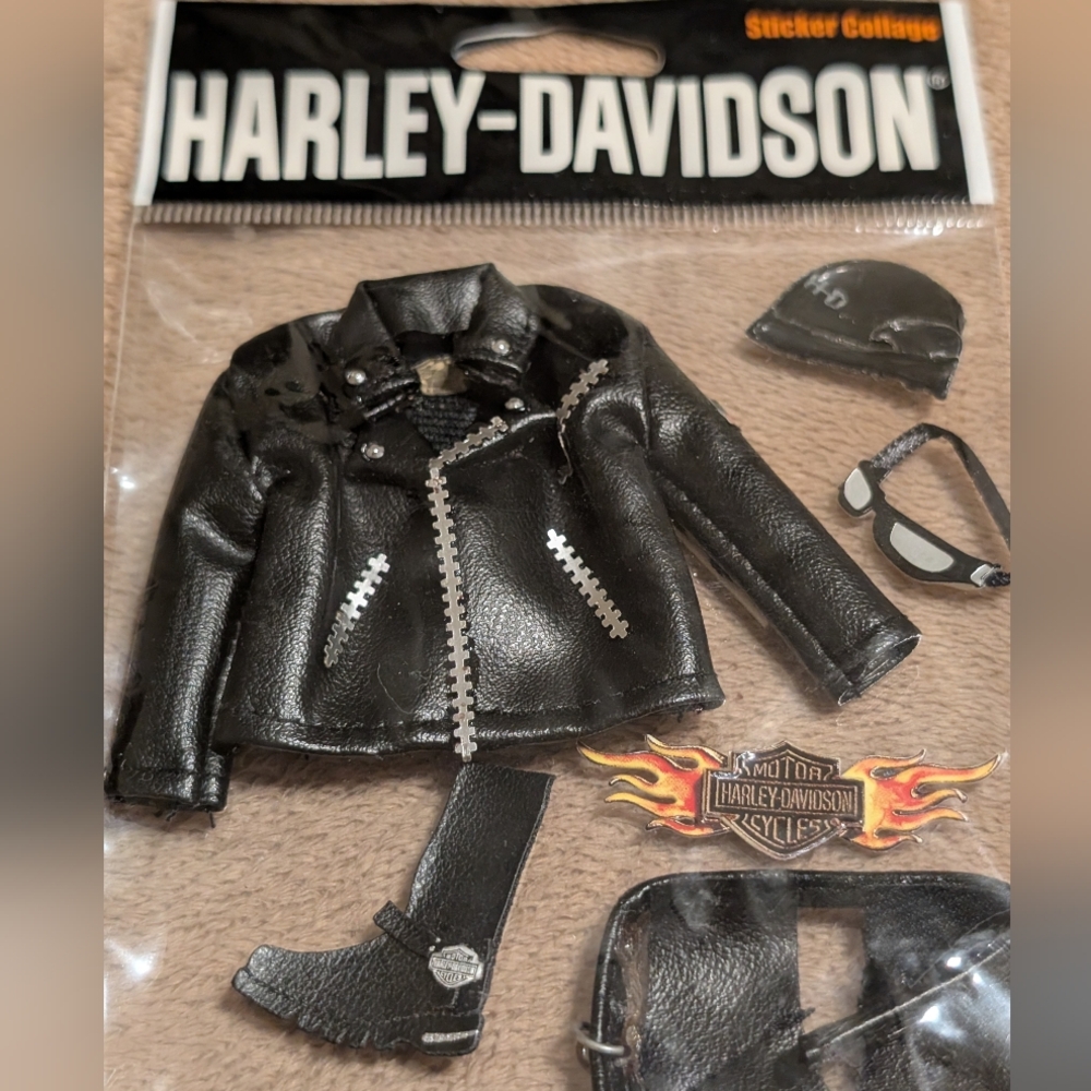 Authentic Harley-Davidson Motorcycle Gear Sticker Collection - Picture 2 of 5